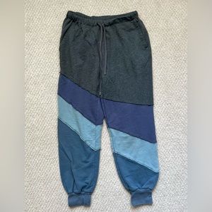 Free People Patchwork Sweatpants
